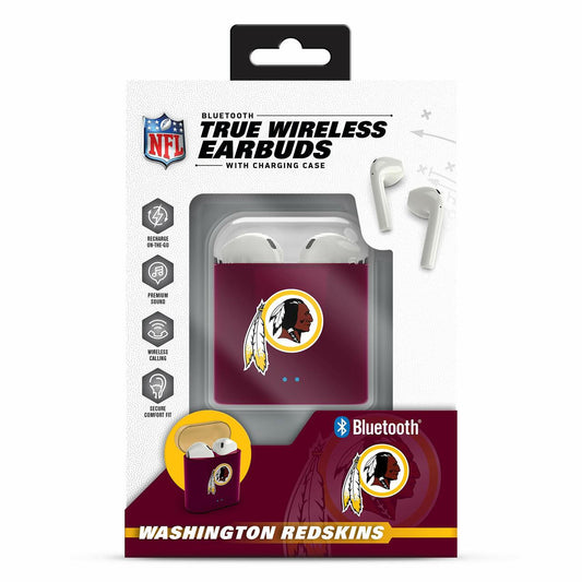 Washington Redskins True Wireless Bluetooth Earbuds