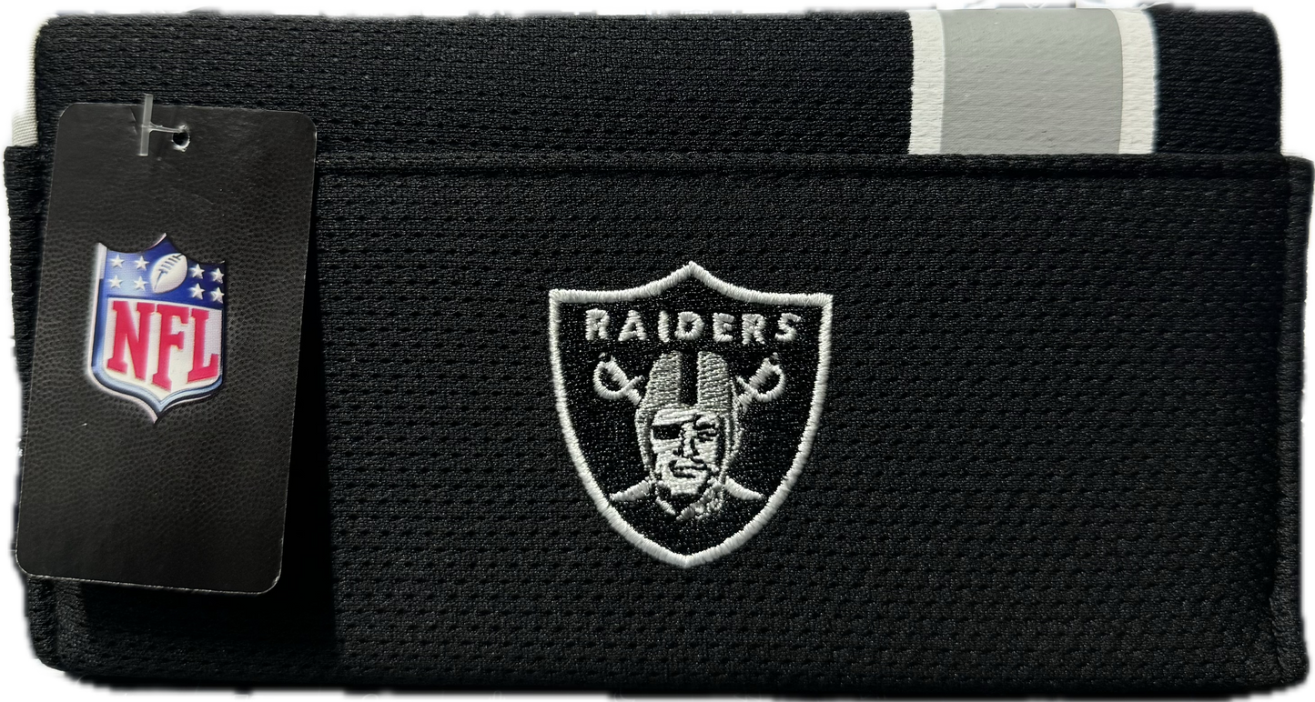 Las Vegas Raiders Mesh Organizer Wallet