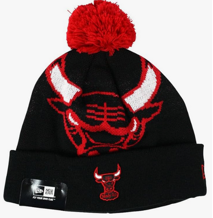 New Era Chicago Bulls Woven Biggie Knit Cap