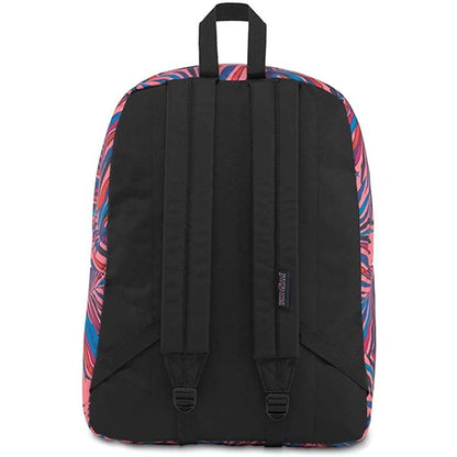 Jansport Superbreak Backpack Pink Dotted Palm