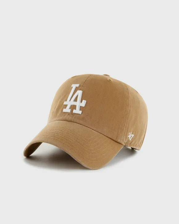 Los Angeles Dodgers MLB Clean Up Camel Dad Cap - 47 Brand