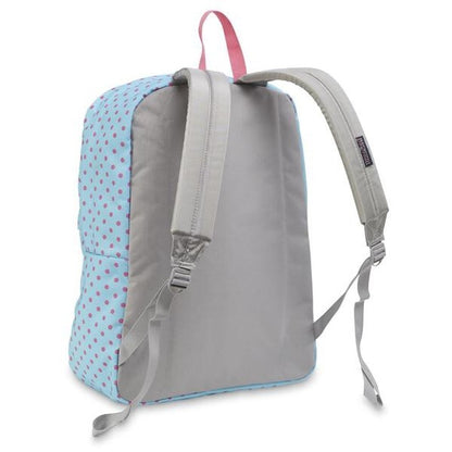 Jansport Superbreak Backpack Blue Topaz/Lipstick Kiss