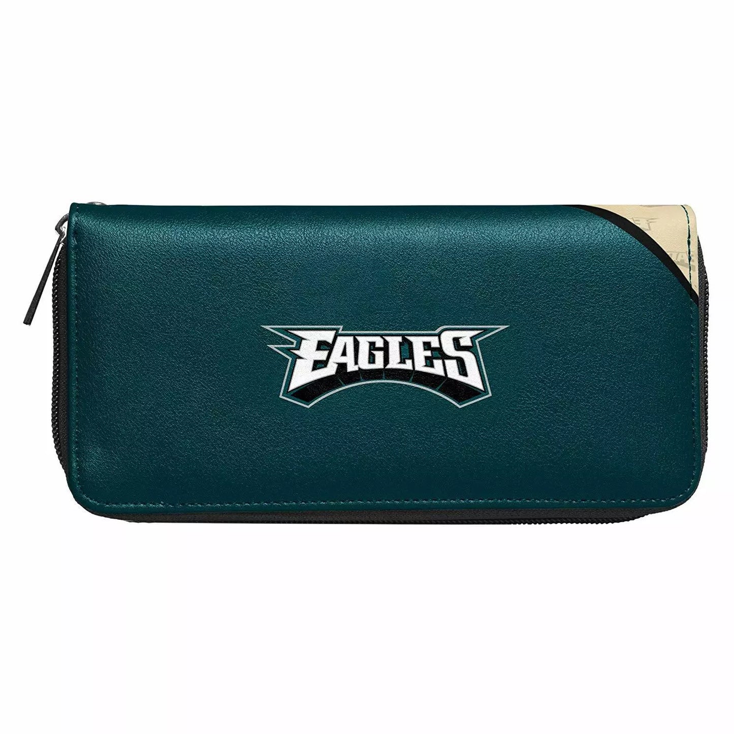 Philadelphia Eagles NFL Curve Zip Organize Ladies Wallet