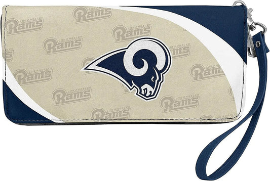 Los Angeles Rams Curve Zip Organize Ladies Wallet