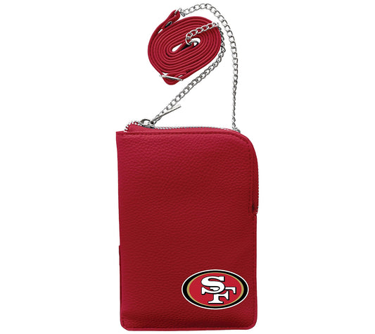 San Francisco 49ers Pebble Smart Cross Body Purse