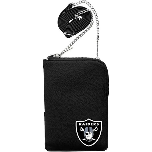 Las Vegas Raiders Pebble Smart Cross Body Purse