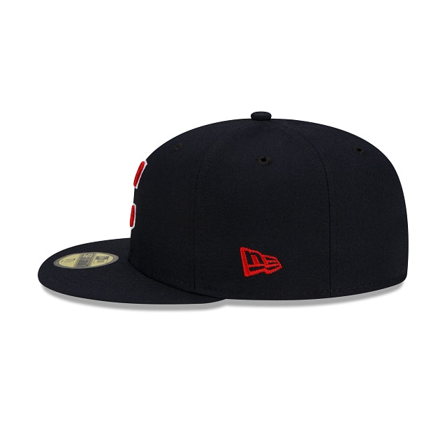 New Era 59FIFTY Fitted Hat Cleveland Guardians Authentic Collection Road