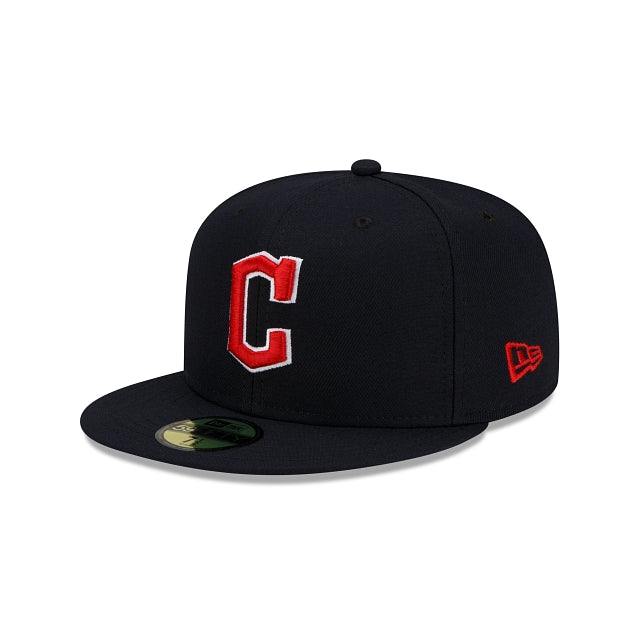 New Era 59FIFTY Fitted Hat Cleveland Guardians Authentic Collection Road