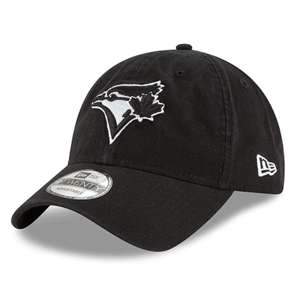 New Era 9TWENTY MLB Toronto Blue Jays Core Classic Adjustable Hat Black/White