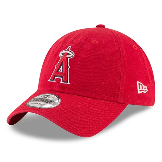 New Era MLB Los Angeles Angels Core Classic 9TWENTY Adjustable Hat Red