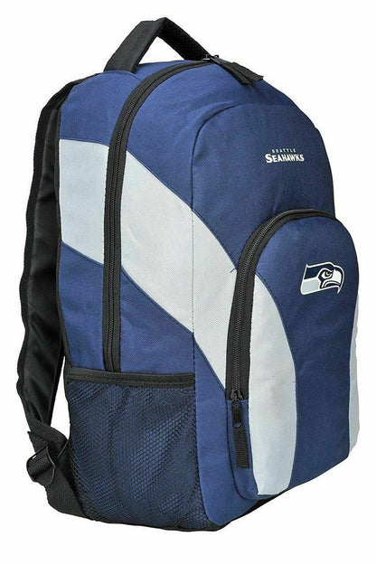 NFL Seattle Seahawks NFL DraftDay Backpack, Navy/Gray