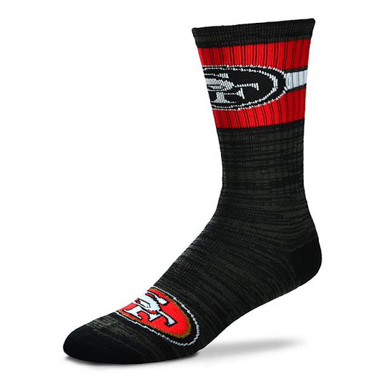 FBF First String Crew Socks San Francisco 49ers Large(10-13)