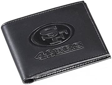 Black Leather San Francisco 49ers Bi-fold Wallet