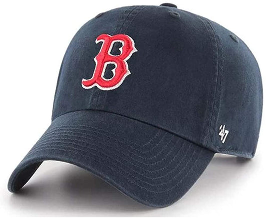 '47 MLB Boston Red Sox Navy Clean Up Adjustable Hat