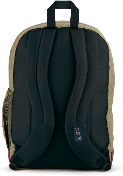 JanSport Cool Student Backpack Army Green Letterman Poly JS0A2SDD82C