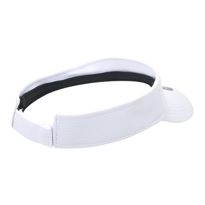 Standard Golf Sun Visors Pique Pattern White