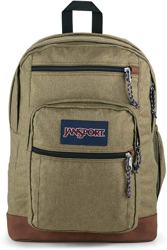 JanSport Cool Student Backpack Army Green Letterman Poly JS0A2SDD82C