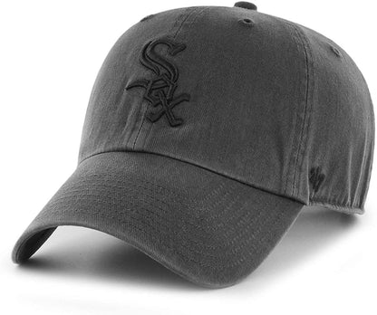 '47 MLB Chicago White Sox Charcoal Clean up Adjustable Hat