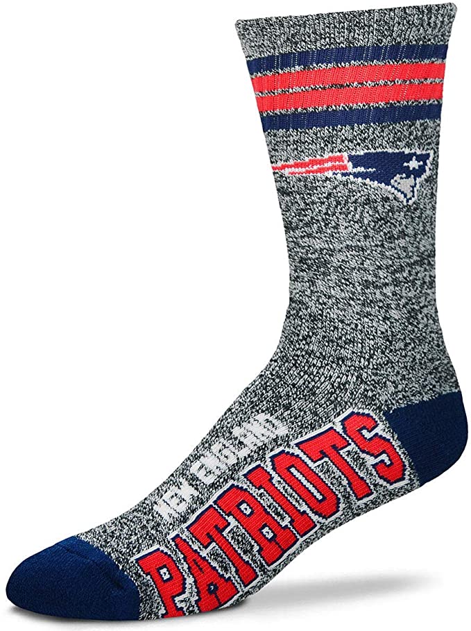 FBF Got Marbled Crew Socks New England Patriots Large(10-13)