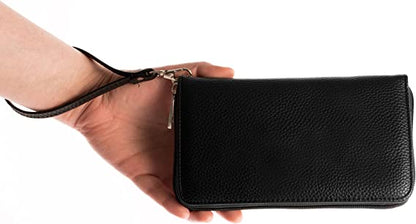 Vegas Golden Knights Zip Organizer Wallet Pebble Black