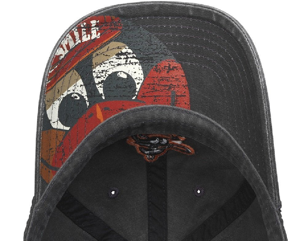 American Needle MLB Baltimore Orioles Black New Raglin Under Visor Adjustable Cap