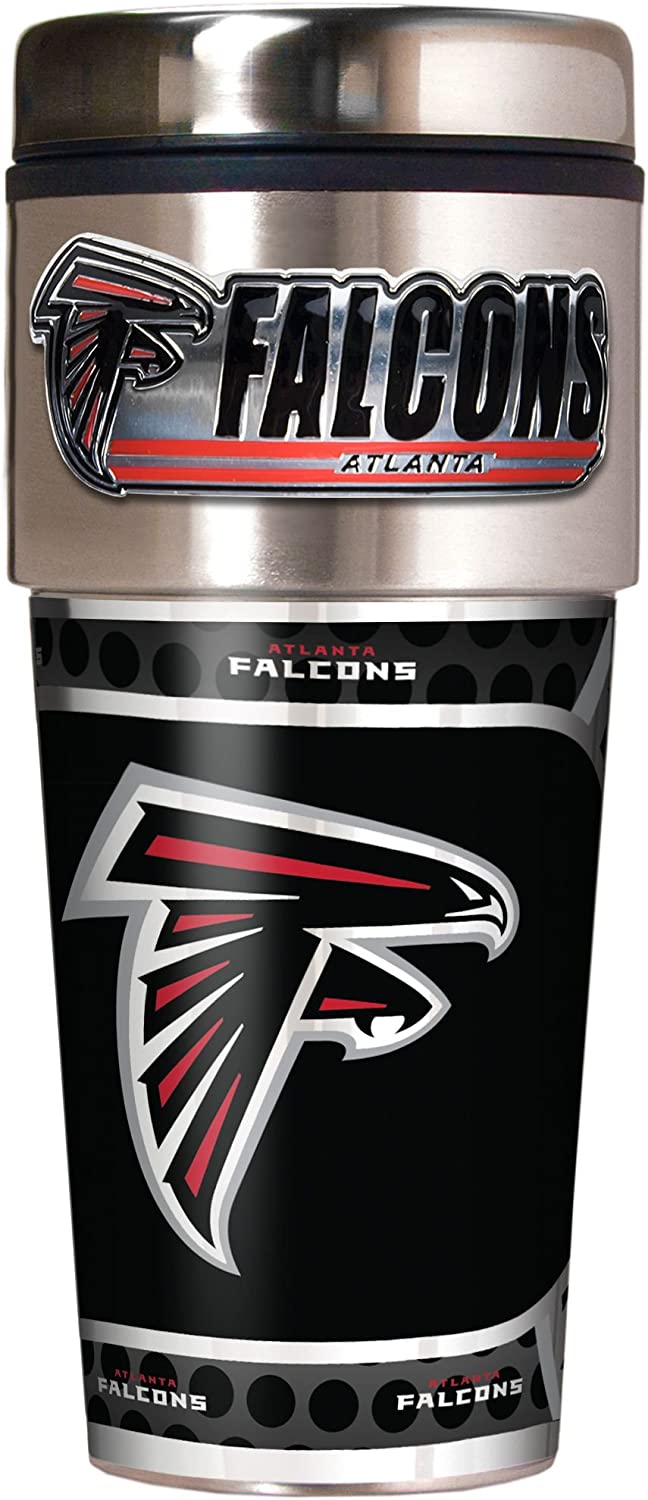 Atlanta Falcons Metallic Travel Tumbler Stainless Steel 16oz