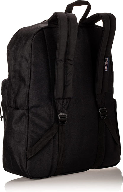 JanSport JS0A4QUE008 Superbreak Plus Black School Laptop Backpack