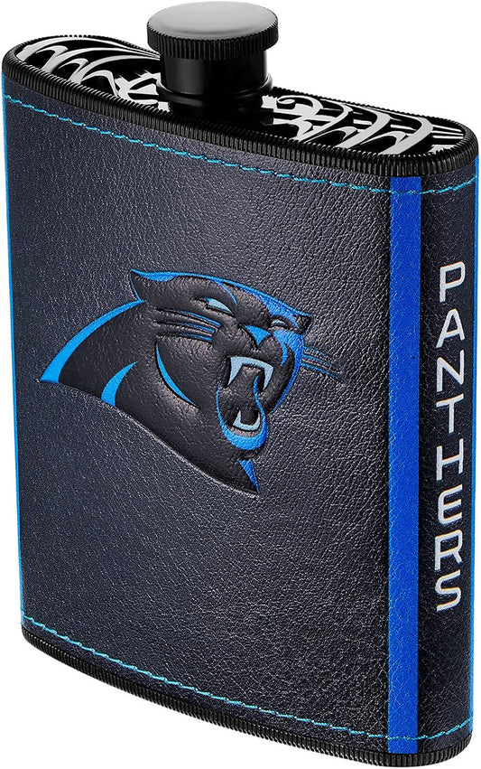 Carolina Panthers Plastic Hip Flask, 7-ounce