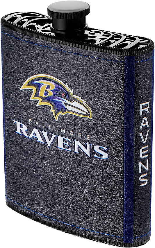 Baltimore Ravens Plastic Hip Flask, 7-ounce