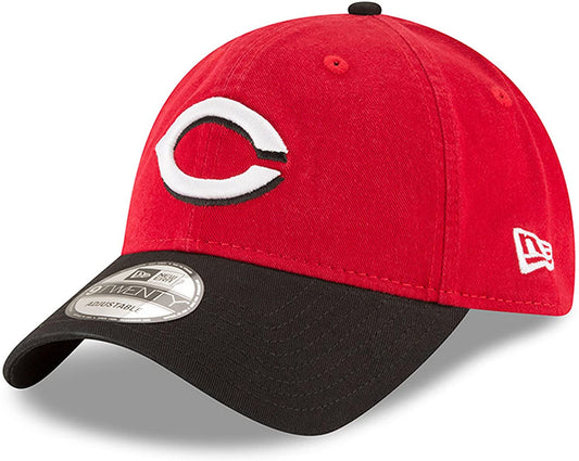 New Era MLB Cincinnati Reds Core Classic 9TWENTY Adjustable Hat Red and Black