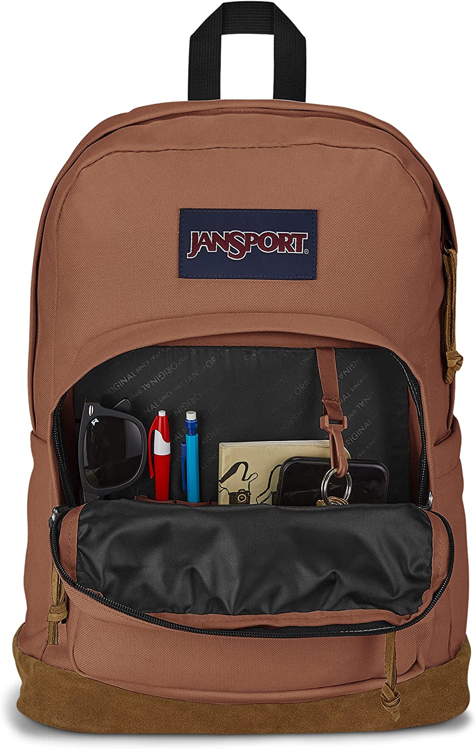 JanSport JS0A4QVA85W Right Pack Brown Patina School Backpack