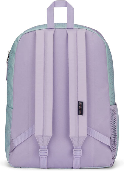 JanSport Cross Town 8 Bit Ombre Purple School Backpack JS0A47LW93K