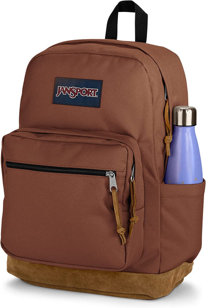 JanSport JS0A4QVA85W Right Pack Brown Patina School Backpack