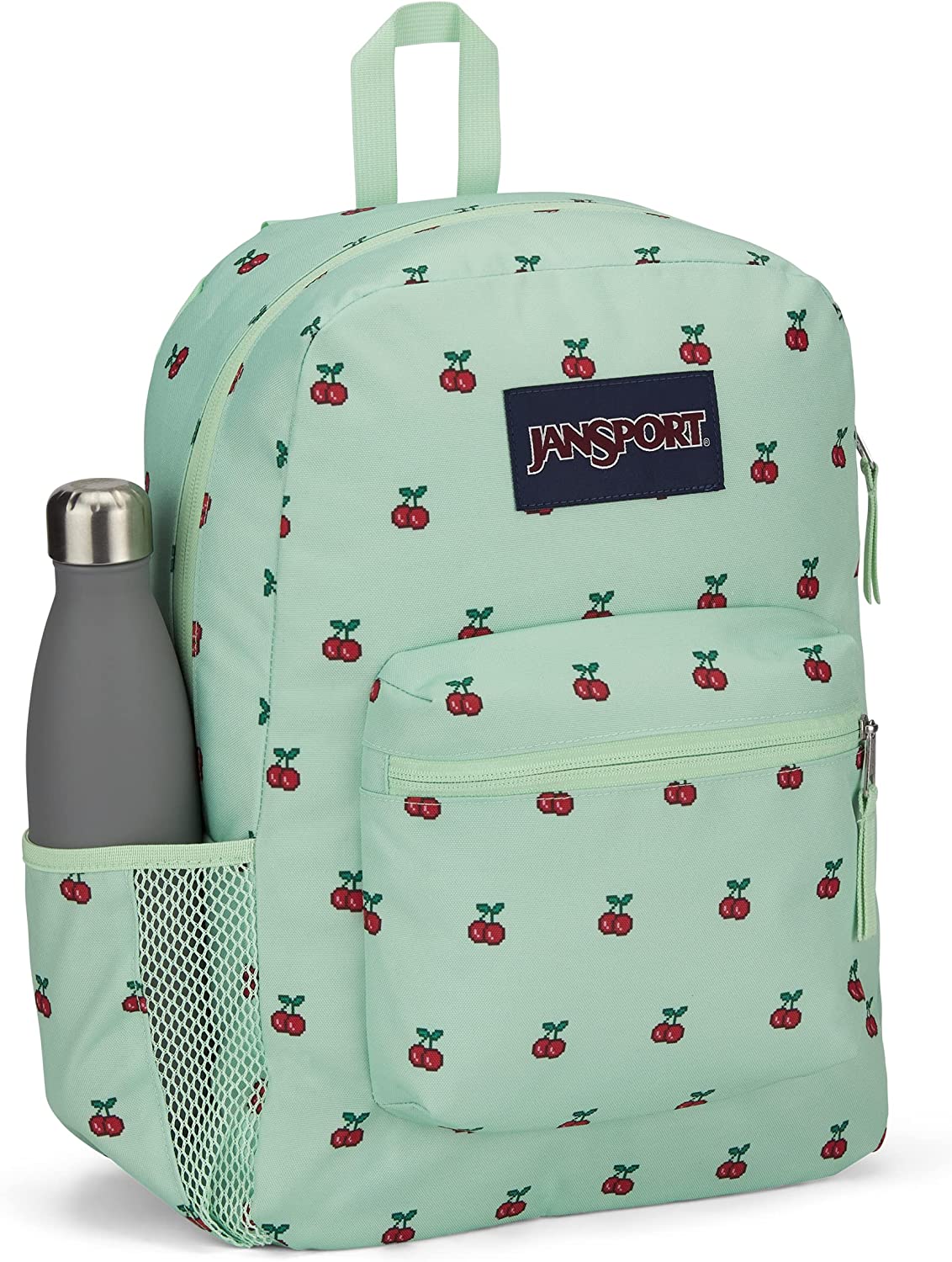 JanSport Cross Town 8 Bit Cherries School Backpack JS0A47LW93L