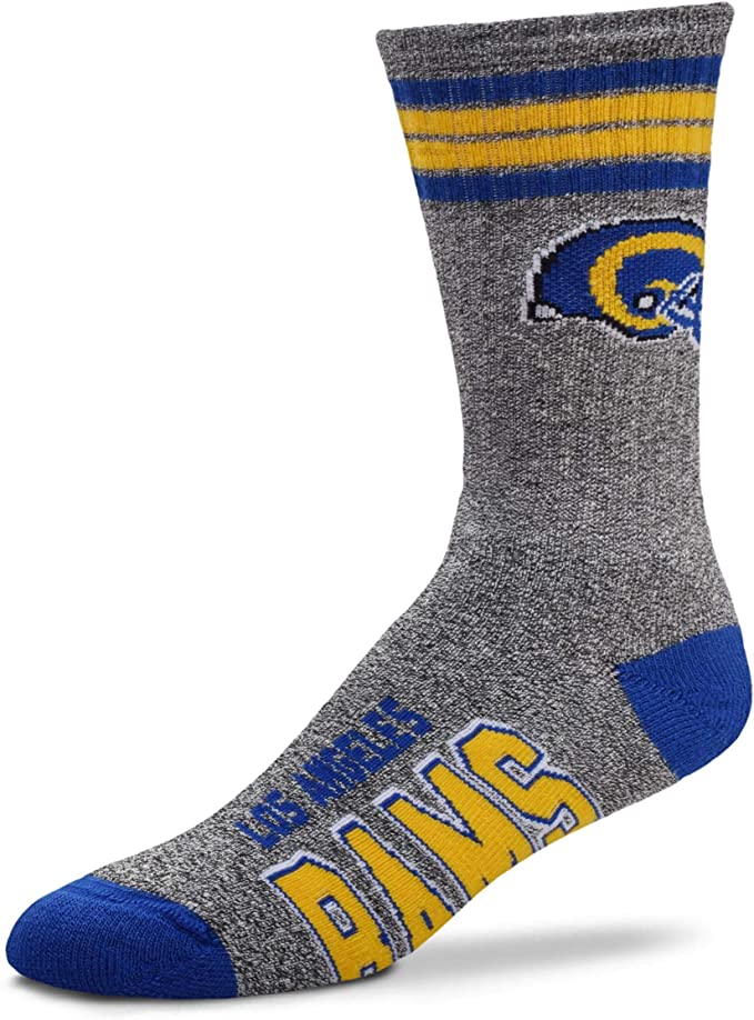 FBF Got Marbled Crew Socks Los Angeles Rams Large(10-13)