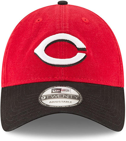 New Era MLB Cincinnati Reds Core Classic 9TWENTY Adjustable Hat Red and Black