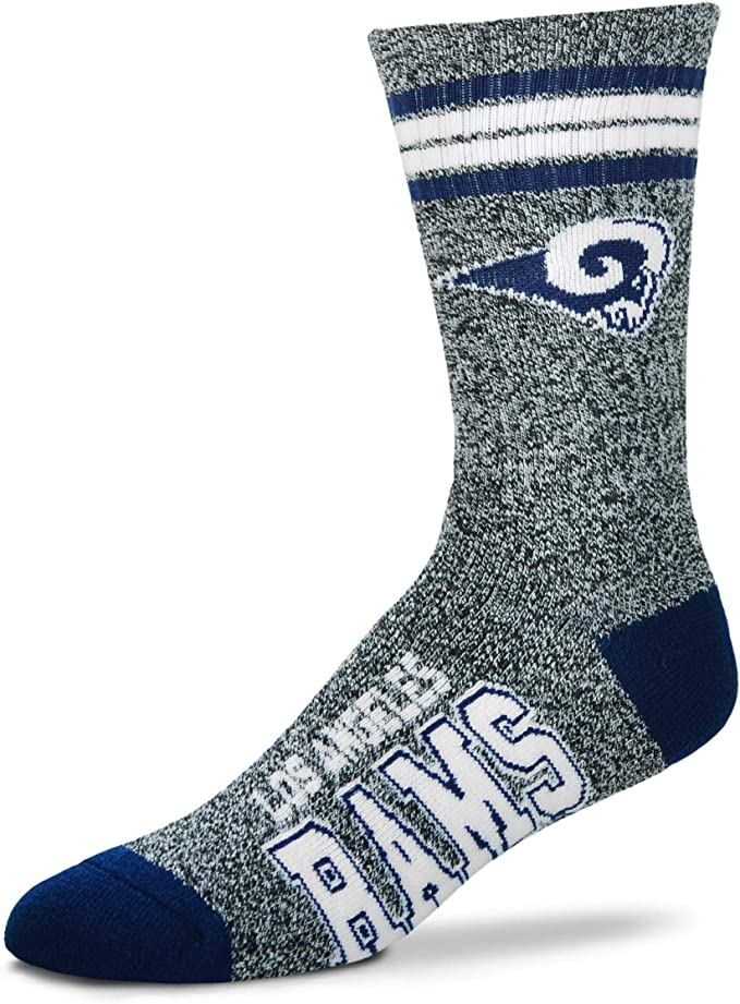 FBF Got Marbled Crew Socks Los Angeles Rams Large(10-13)