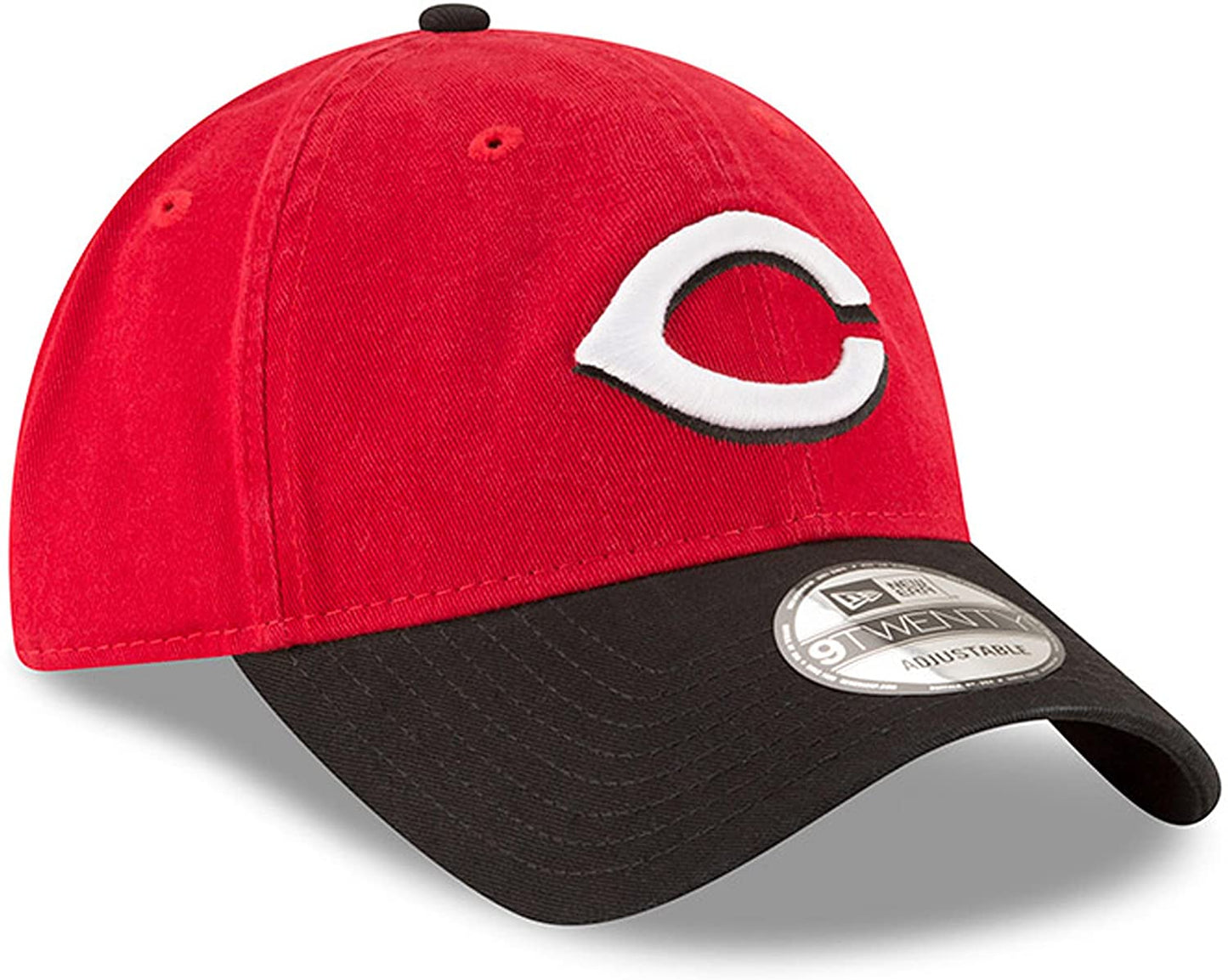 New Era MLB Cincinnati Reds Core Classic 9TWENTY Adjustable Hat Red and Black