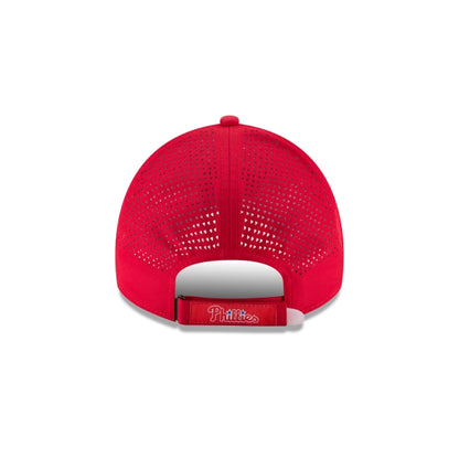 New Era Philadelphia Phillies Perforated Pivot 9TWENTY Adjustable Hat - Red