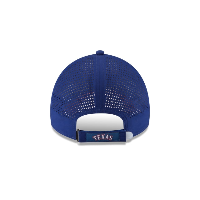 New Era Texas Rangers Perforated Pivot 9TWENTY Adjustable Hat - Royal Blue