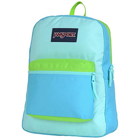 JanSport School Backpack Overexposed Blue/Aqua Dash One Size