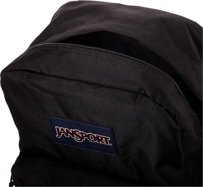 JanSport JS0A4QUE008 Superbreak Plus Black School Laptop Backpack