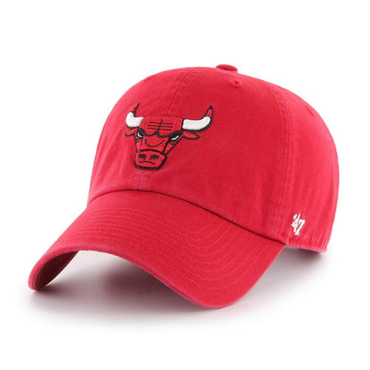 '47 Brand NBA Chicago Bulls Clean Up Adjustable Hat Red